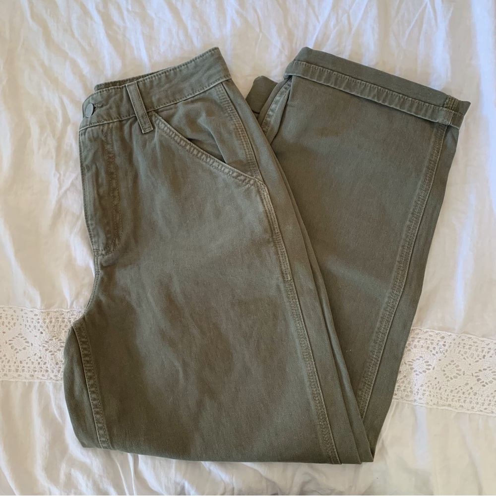 ASOS High Wasted Petite Minimal Camo Pants